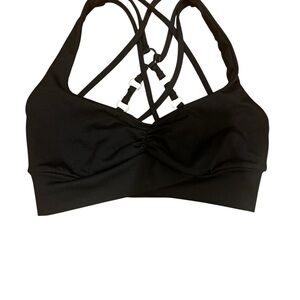 Bombshell Sportswear Black Strappy Sports Bra